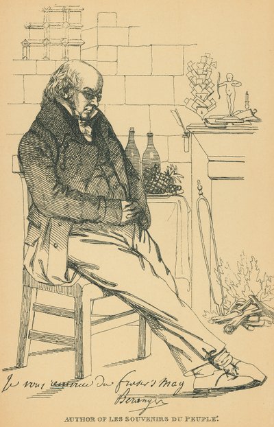 Pierre-Jean de Beranger by Daniel Maclise
